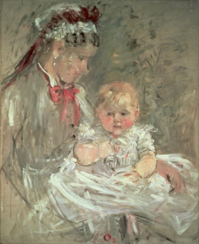 Julie Manet and Her Nurse by Berthe Morisot